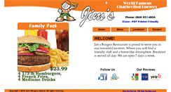 Desktop Screenshot of jimsburgersupland.com